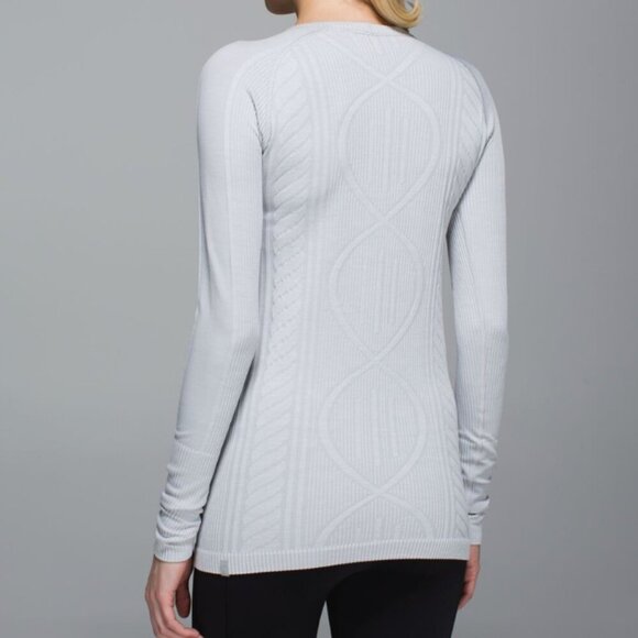 Lululemon Rest Less Pullover Heathered Silver Spoon Size 4 - Picture 1 of 7